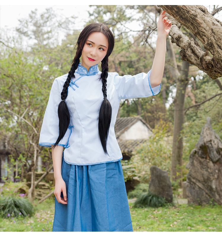 民國(guó)女學(xué)生裝民國(guó)小姐服裝