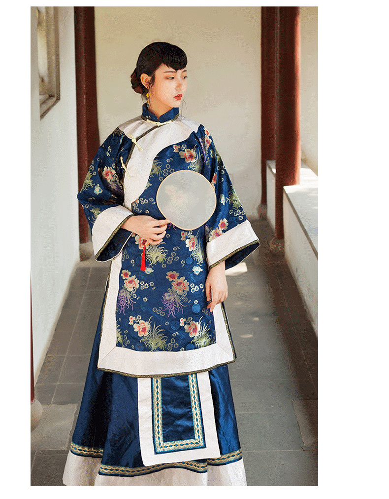 那年花開月正圓橘子紅了民國(guó)服裝